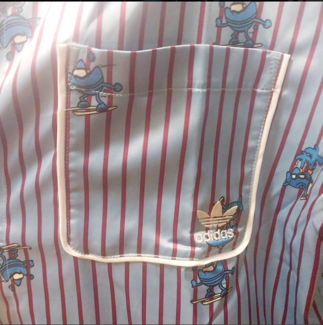 Ladies Adidas 2 piece satin set image indicator(2)