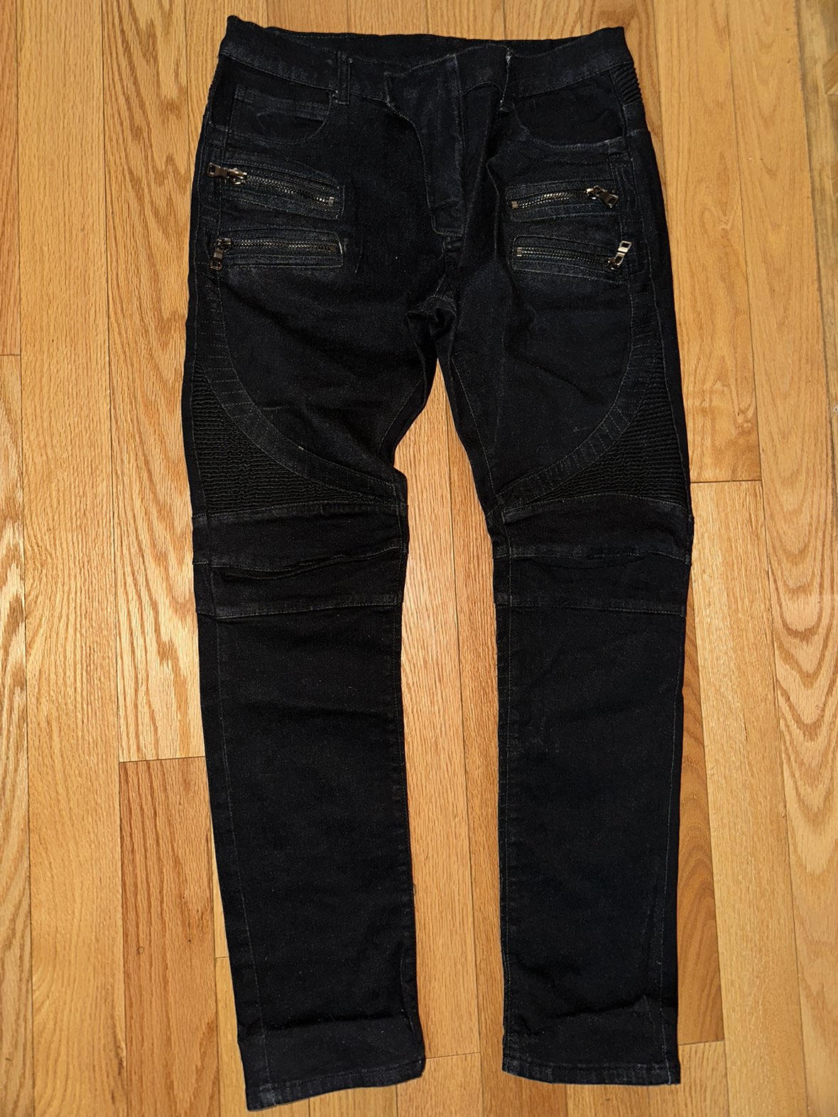 Black Balmain Denim Jeans Men 33 thumbnail