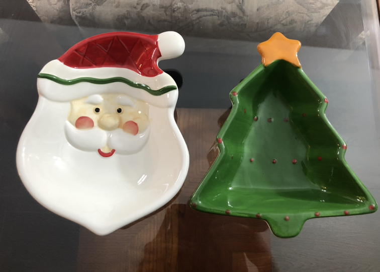2 Christmas Bowls