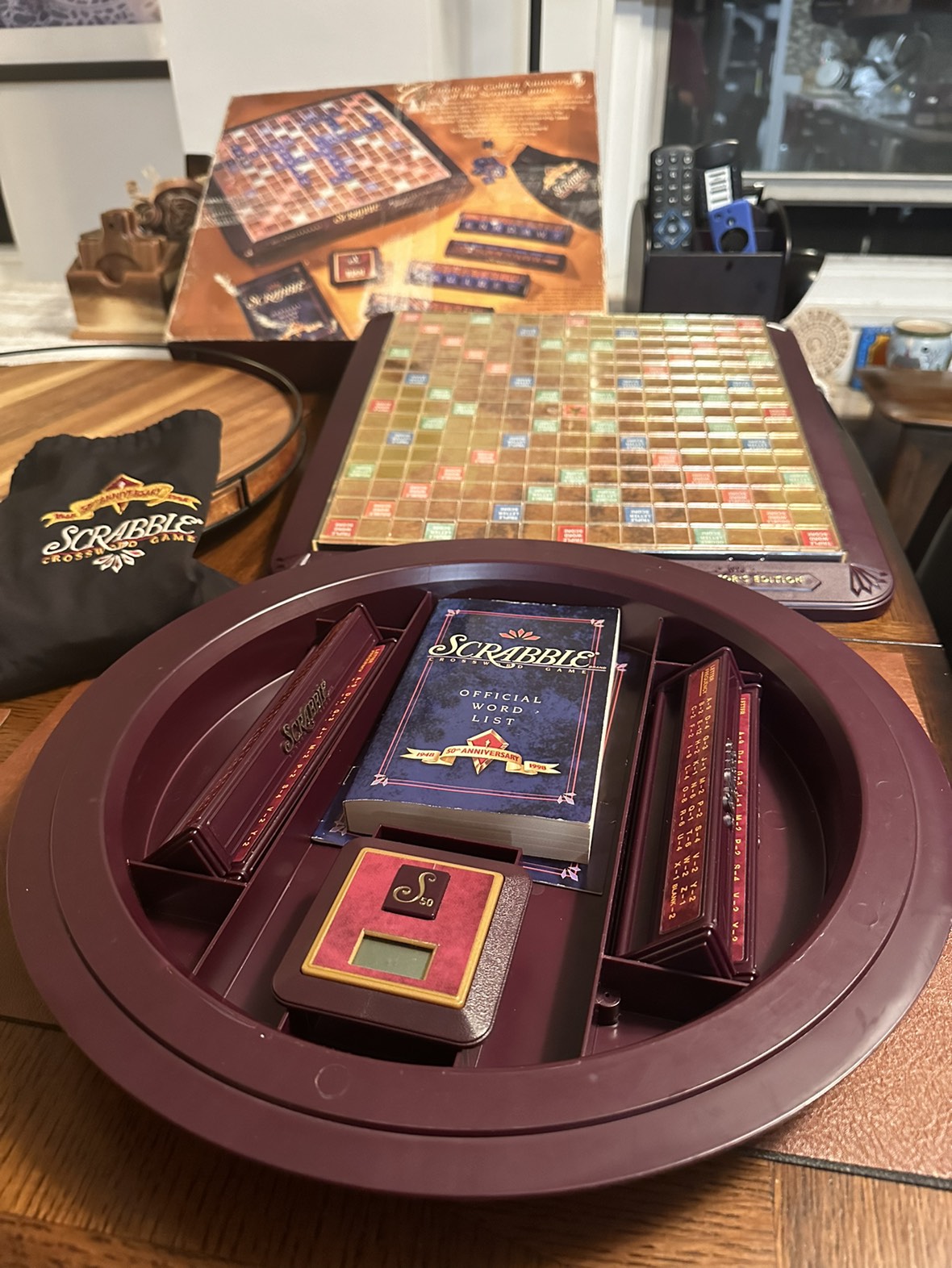 Scrabble - Crossword Game.  1948-1998 Collector’s Edition