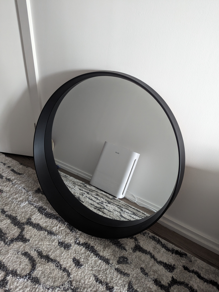 Round Mirror - 27in Black - photo 3