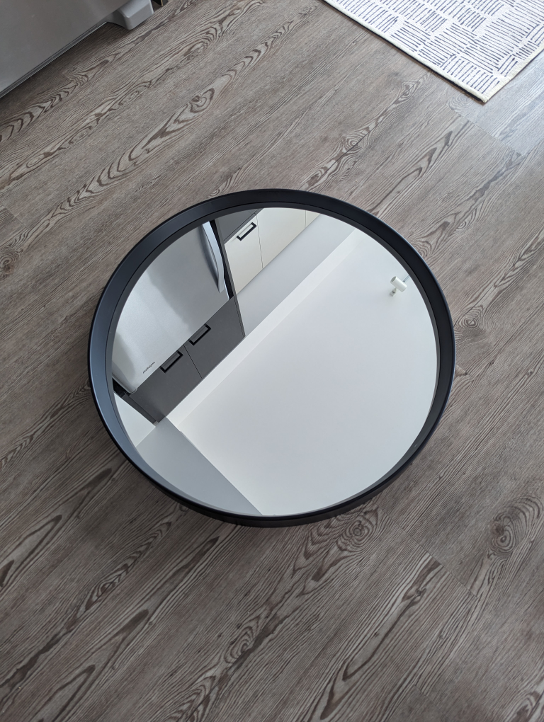 Round Mirror - 27in Black - photo 4