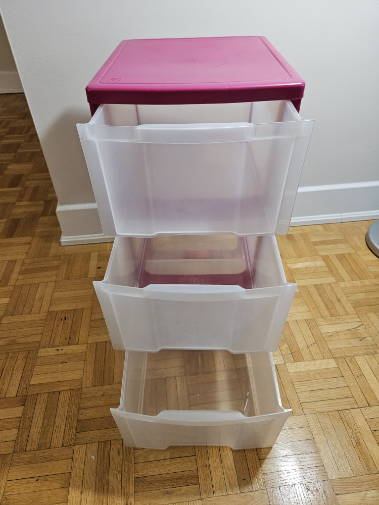 3 drawer storage tower - plastic - photo 3