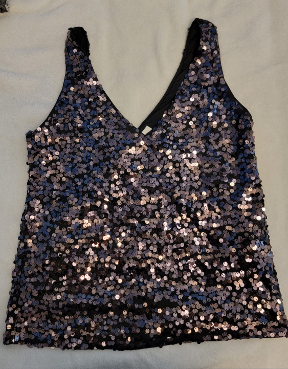 Sequined Tops (size SMALL) - $5 each or 2 for $8 image indicator(2)