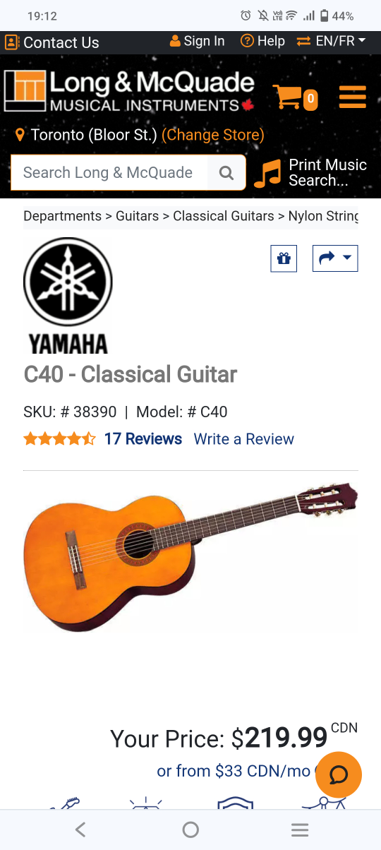 Yamaha C40 Classical Guitar - photo 5