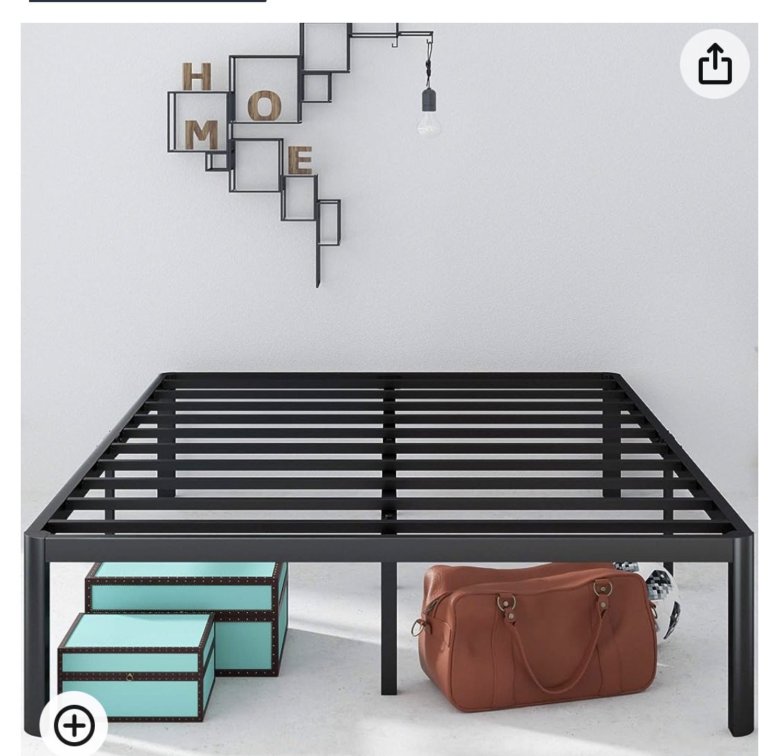 Amazon Basic metal bed frame full size