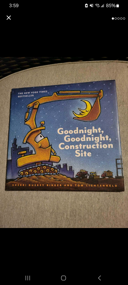 Goodnight, Goodnight, Construction Site Hardcover Like-New Book thumbnail
