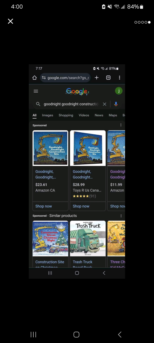 Goodnight, Goodnight, Construction Site Hardcover Like-New Book image indicator(5)