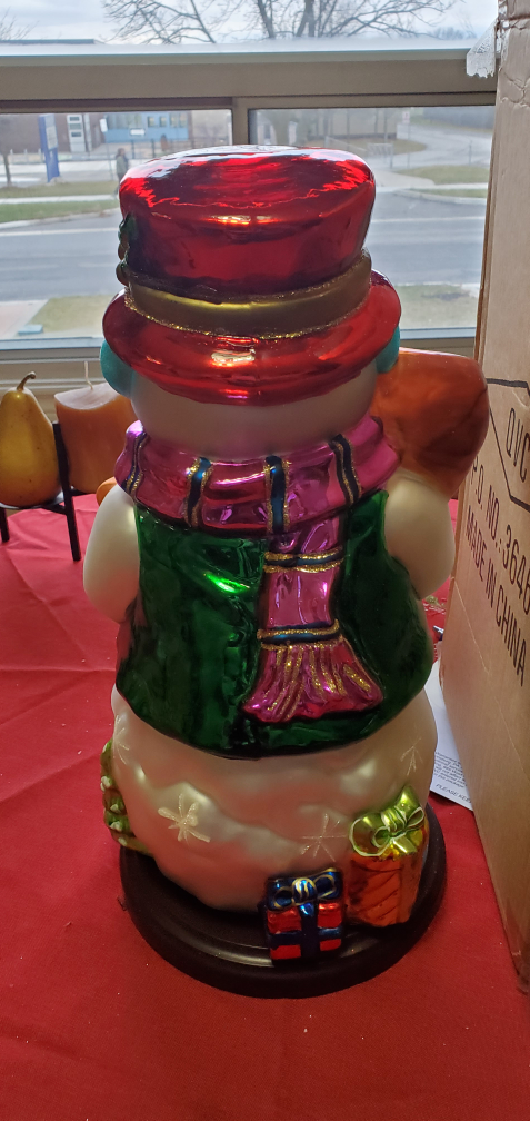 Thomas Pacconi Classics 16" Blown Glass  Snowman 🤎 - photo 3