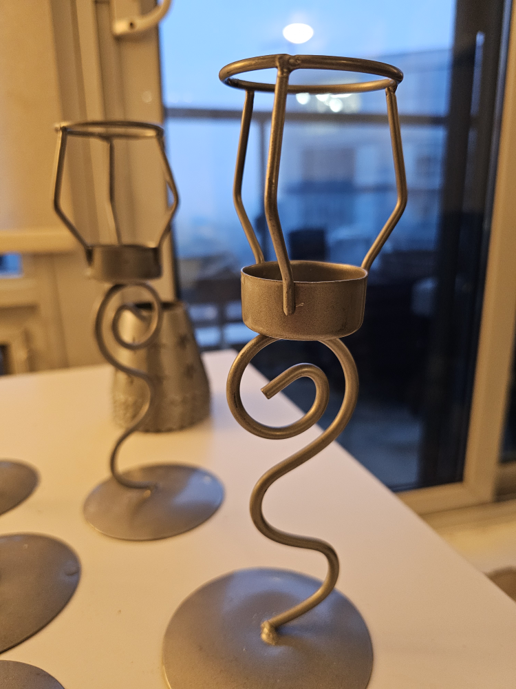 Star candle holders; set of 6 - MOVING SALE image indicator(3)