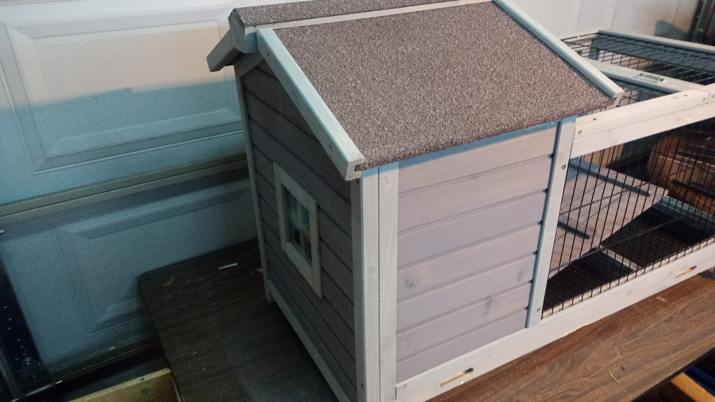 pet cage / house wood and metal - photo 3