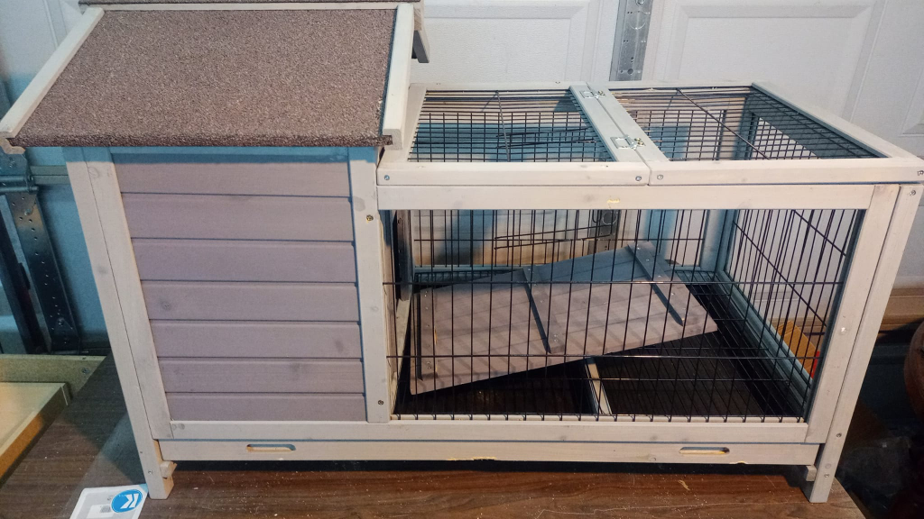 pet cage / house wood and metal - photo 4