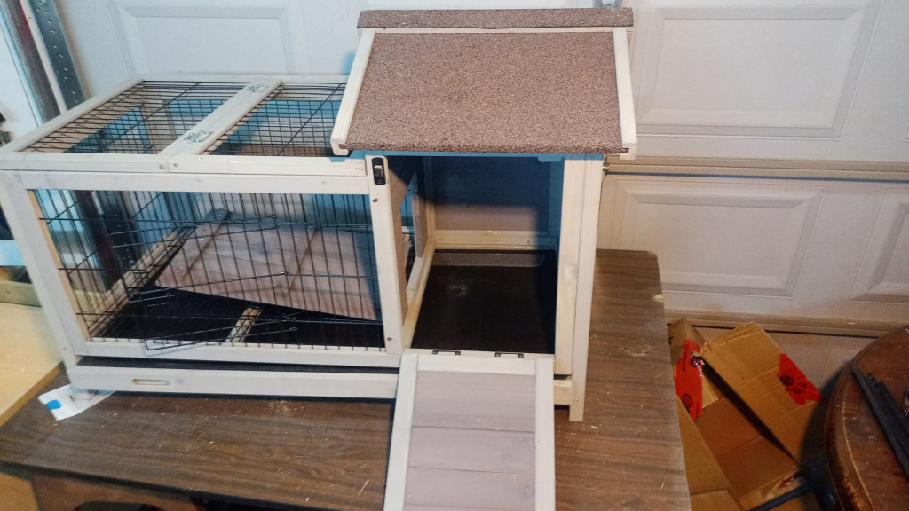 pet cage / house wood and metal - photo 5
