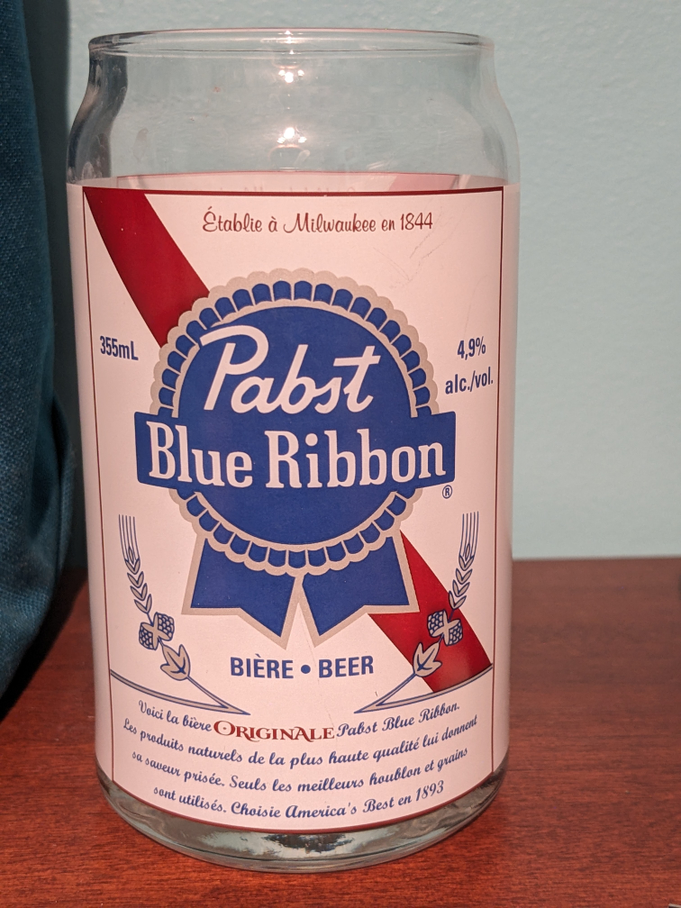 Pabst beer glass 🎁