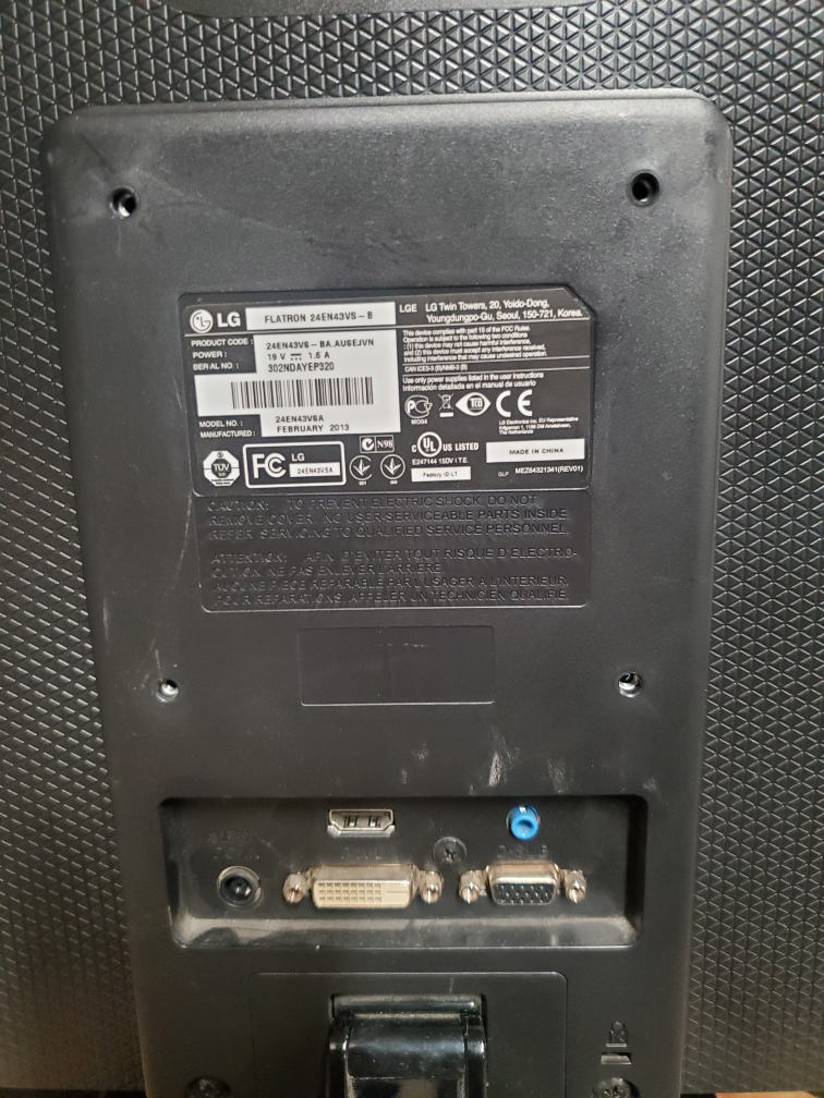 24" LG monitor -HDMI - photo 2