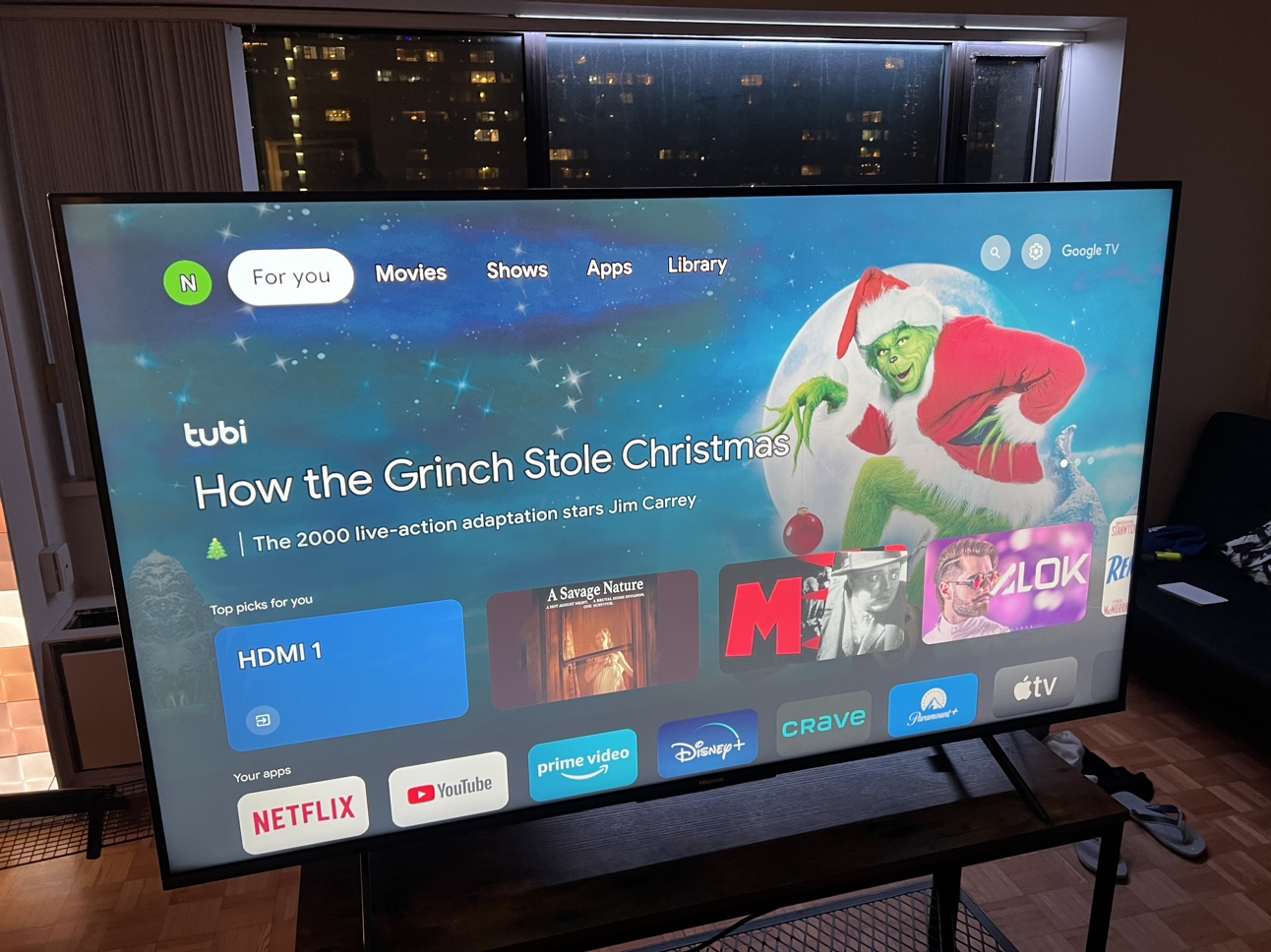 Hisense tv 55” 4K