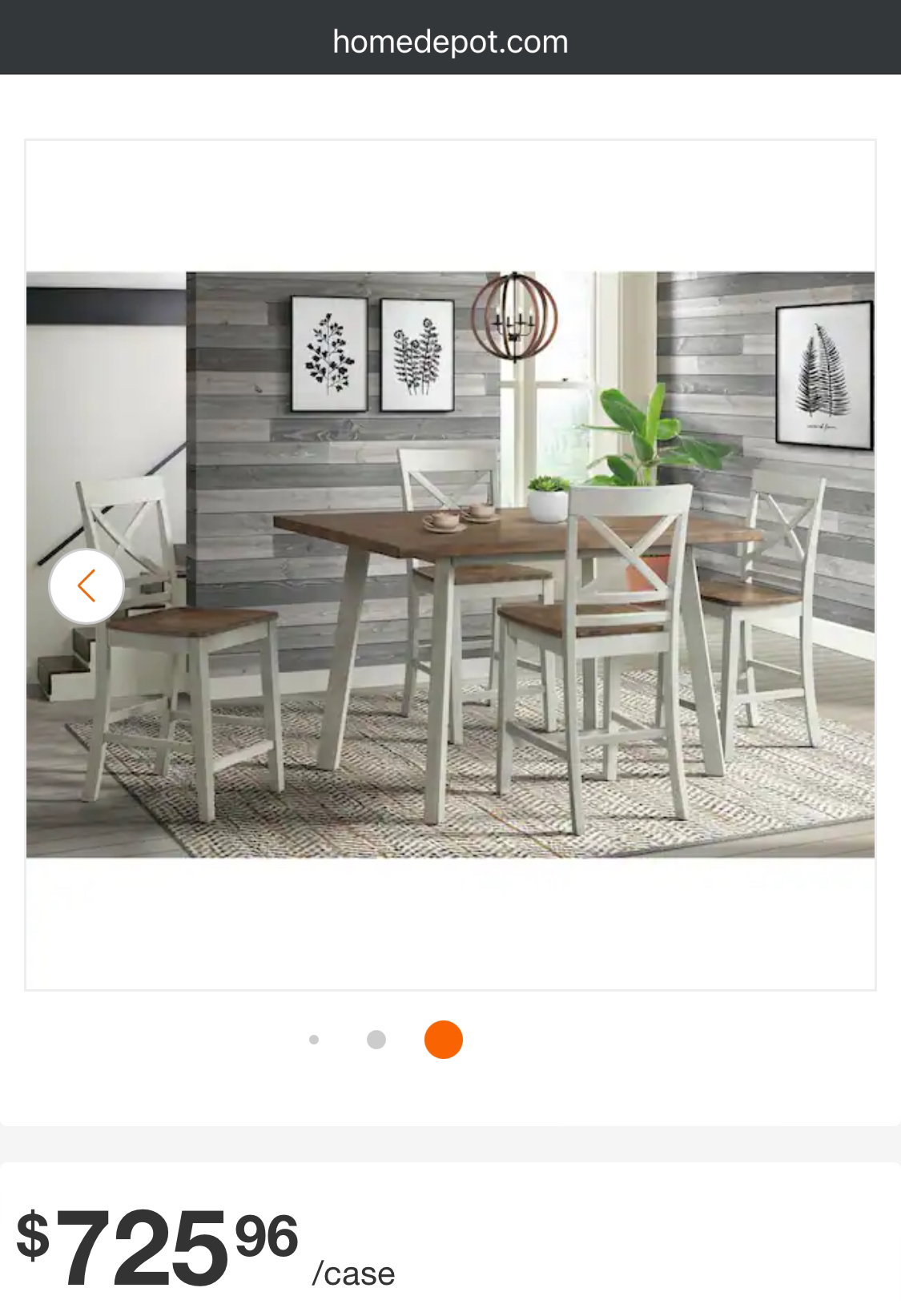 Bedford Counter Height Dining Set Table & 4 Chairs - photo 4