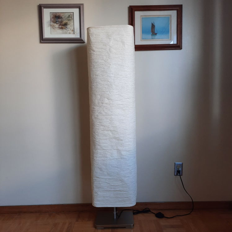 IKEA Fancy Floor Lamp, Warm White LED, 58x13 inch thumbnail