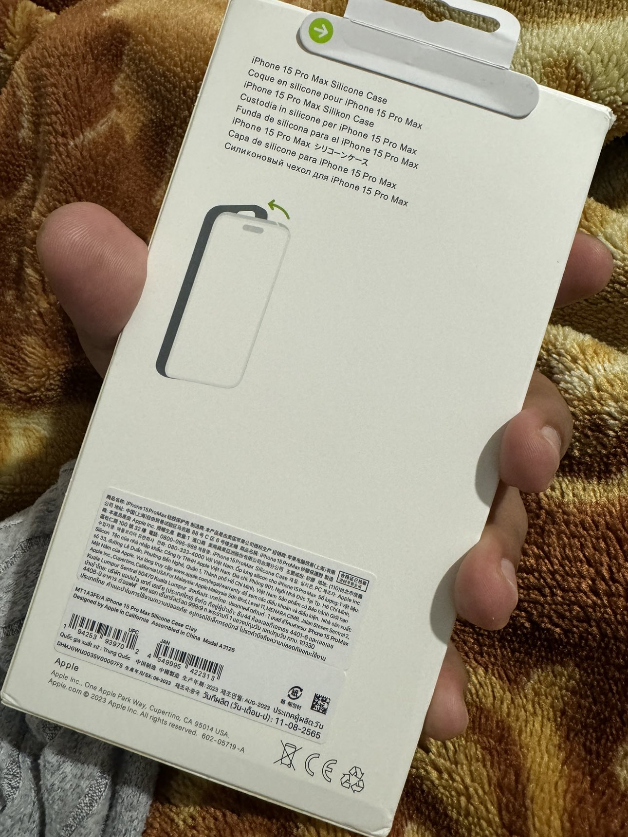 iPHONE 15 PRO MAX || ORIGINAL MAGSAFE CASE || CLAY || COVER - photo 3