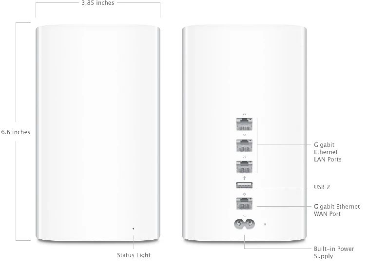 Apple Airport Extreme 3Tb model A1470 thumbnail