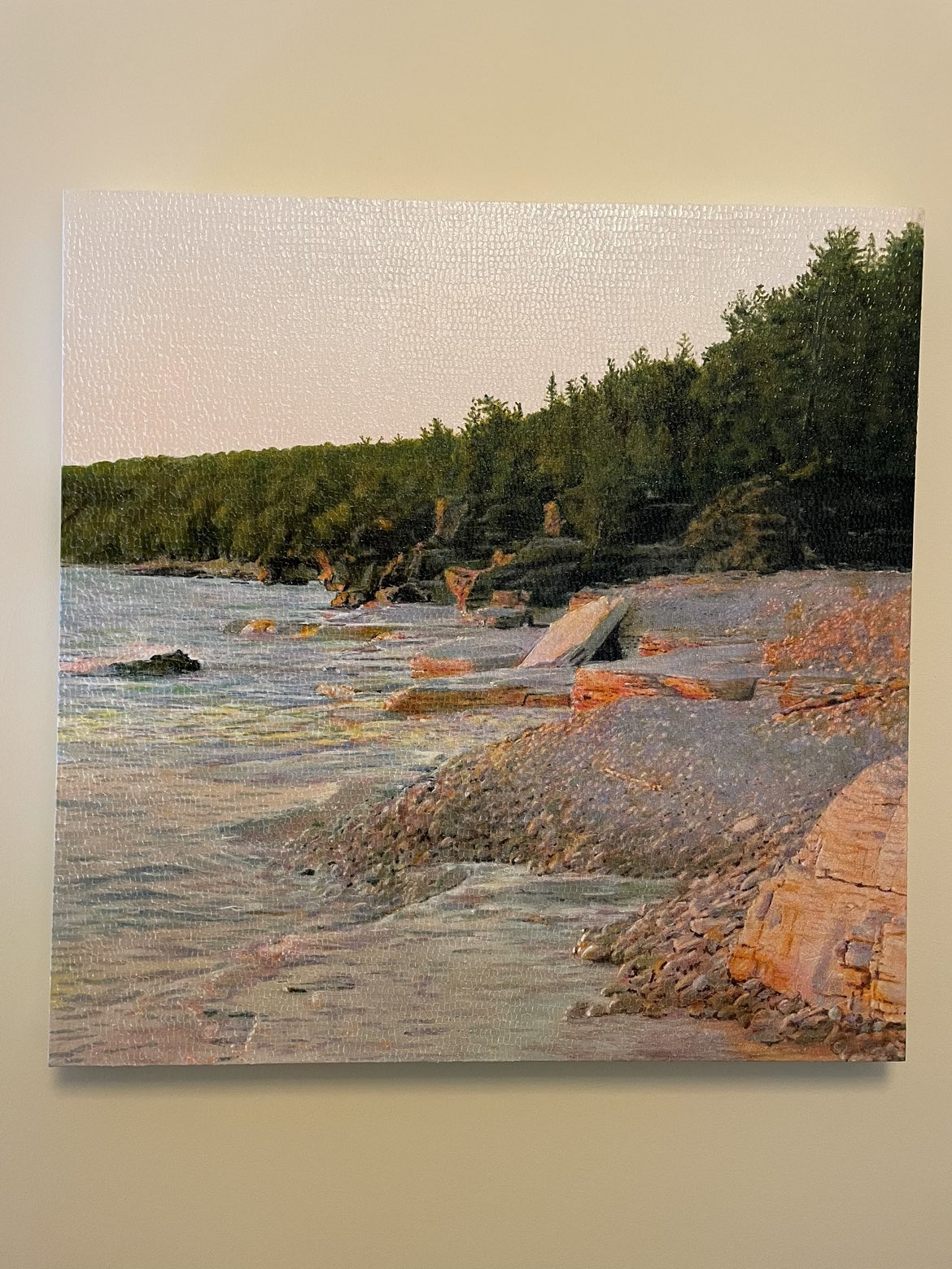 Original oil painting on canvas, Canadian artist, signed