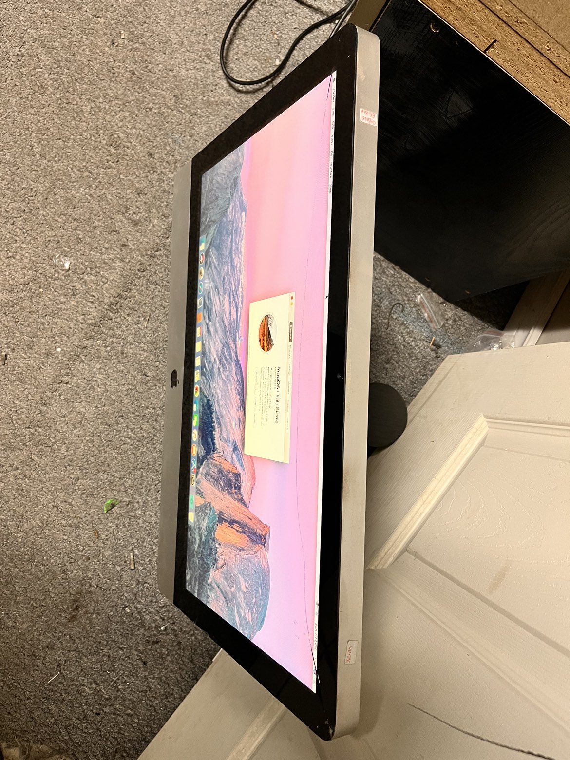 21” apple iMac  Glass has line $59 only - photo 2