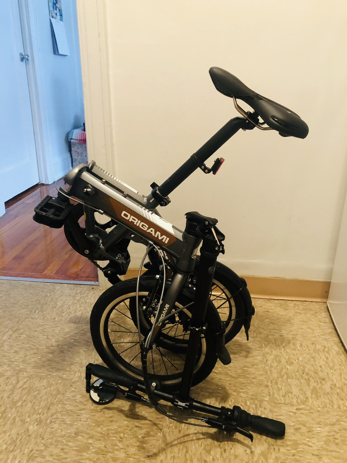 #freecycle Origami folding bike