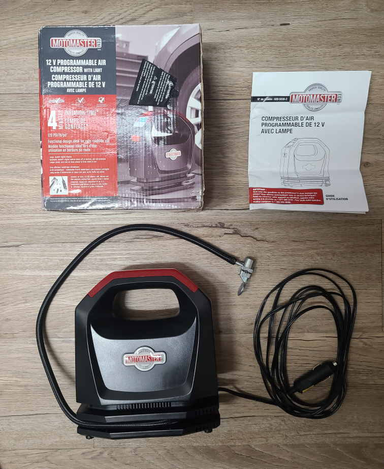 MOTOMASTER 12V AIR COMPRESSOR