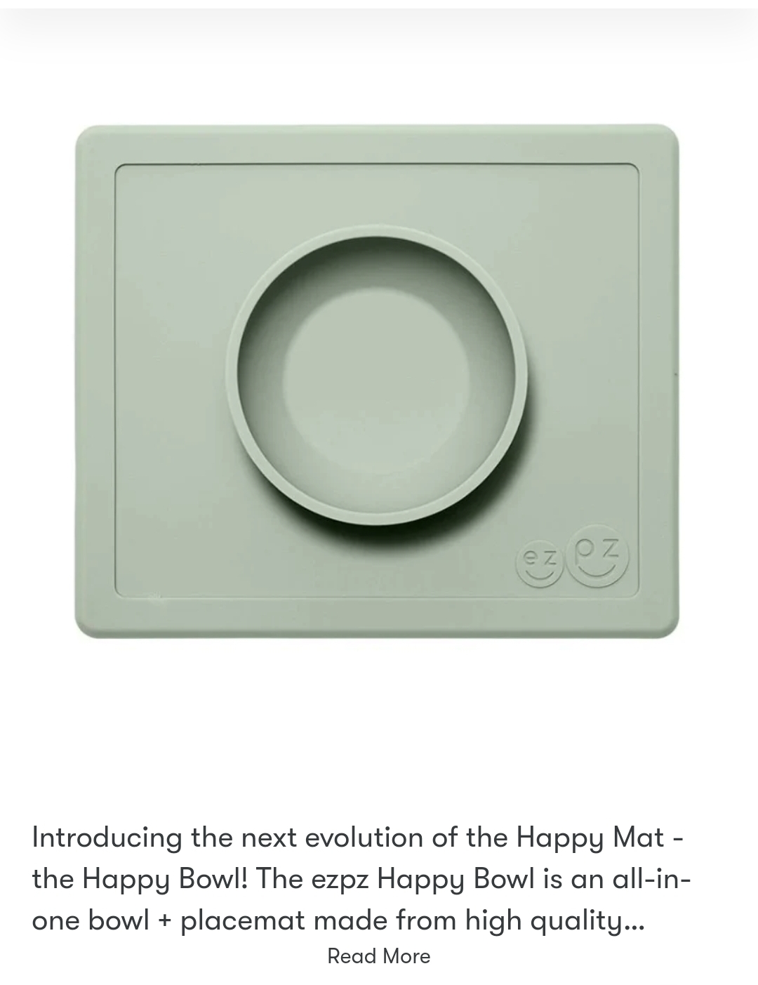 ezpz Happy Bowl all-in-one bowl + placemat - BNIB thumbnail