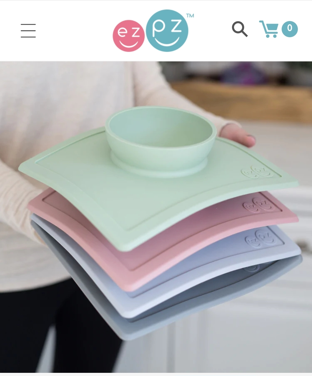 ezpz Happy Bowl all-in-one bowl + placemat - BNIB - photo 3