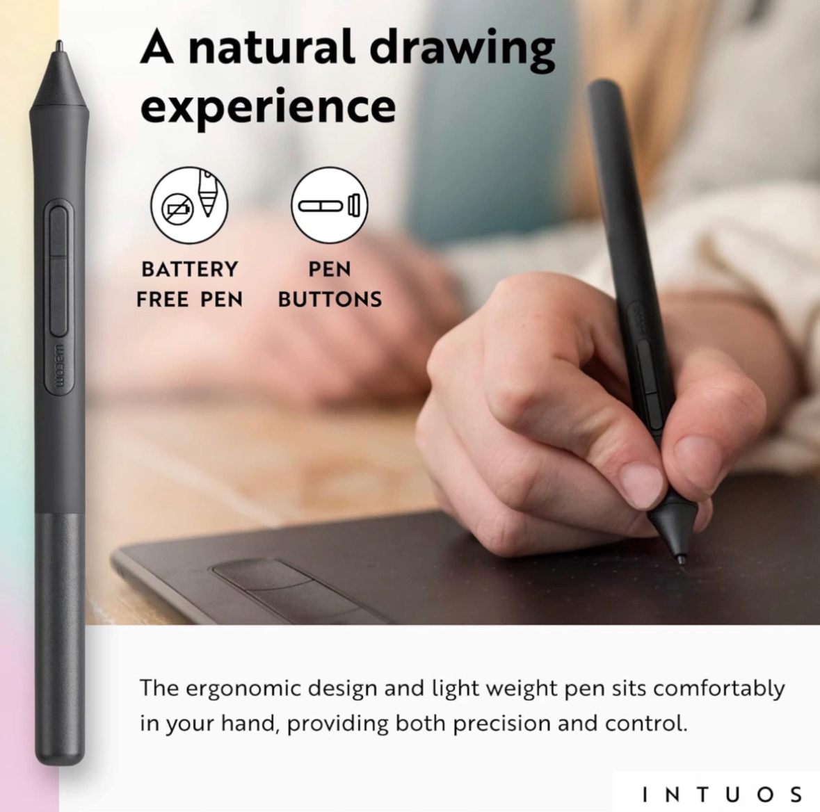 Wacom Intuos Wireless Graphics Drawing Tablet - photo 3