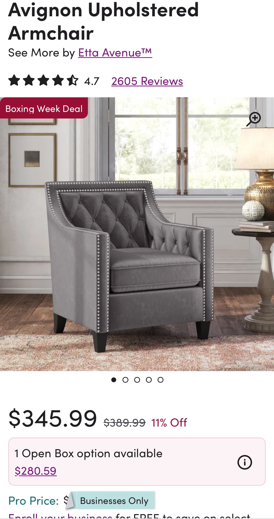 Armchair upholstery thumbnail