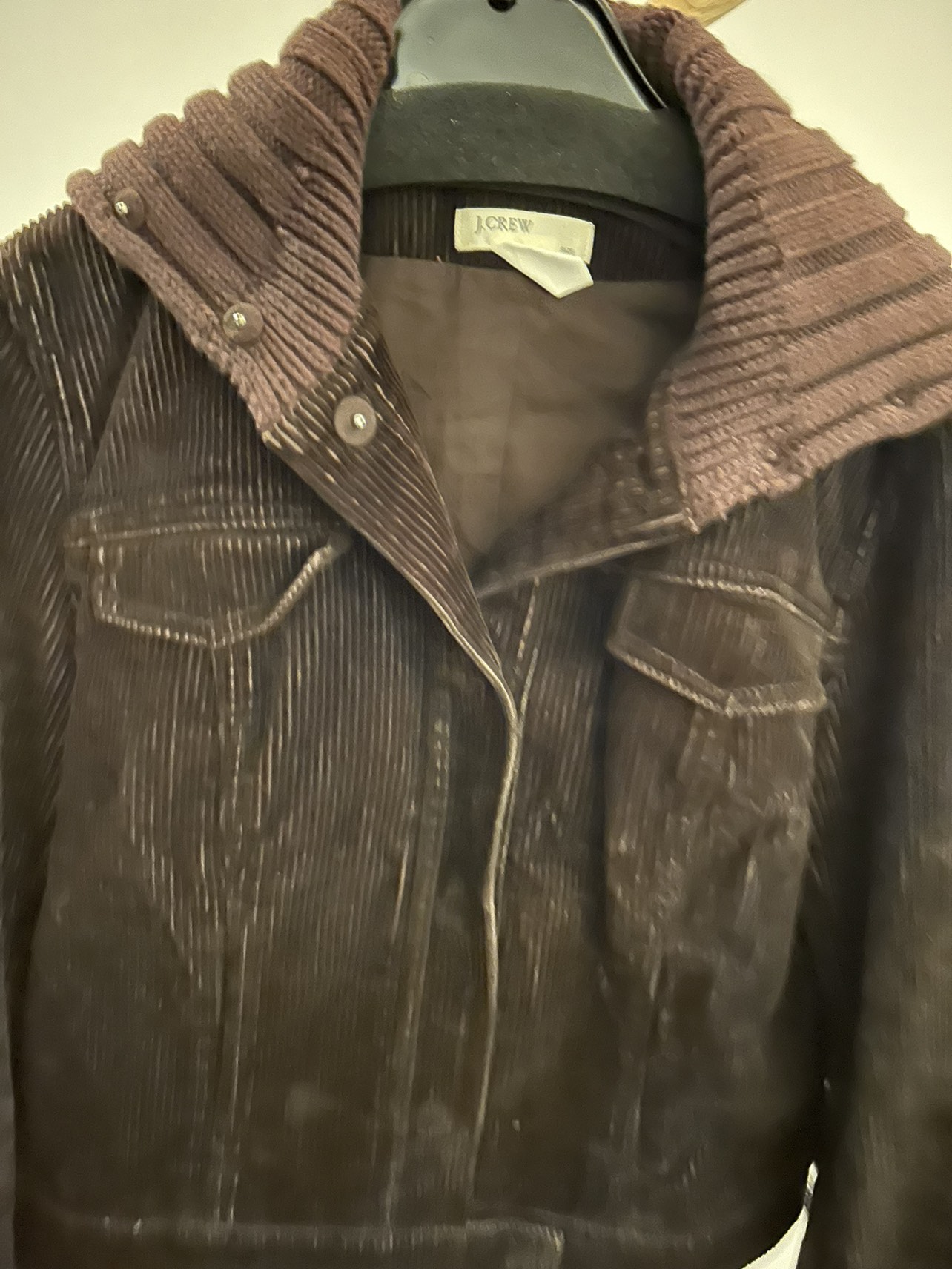 Vintage j crew corduroy denim jacket. Size small - photo 2