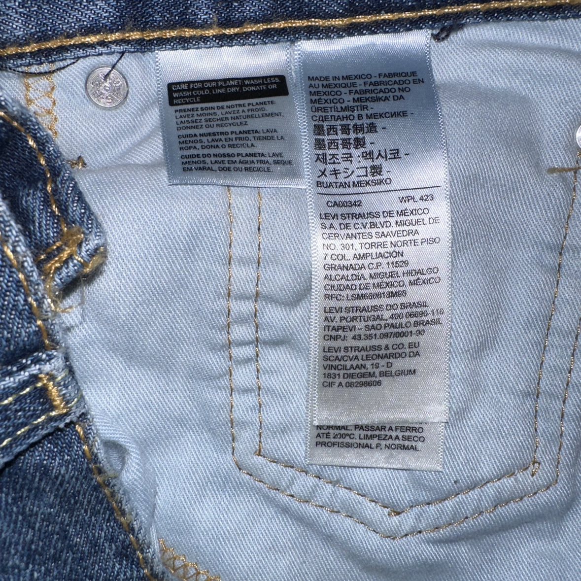 550 Relaxed Levi’s Denim Jeans (blue) - photo 5