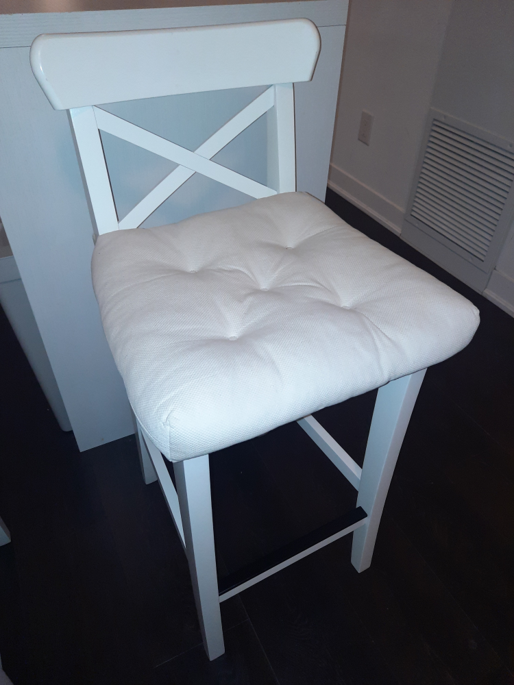 2 Bar stool with backrest ( ingolf -Ikea)