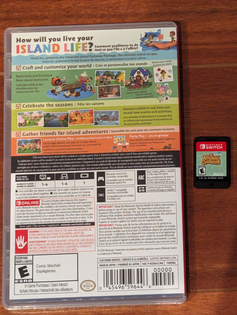 Animal Crossing Switch Game - photo 2