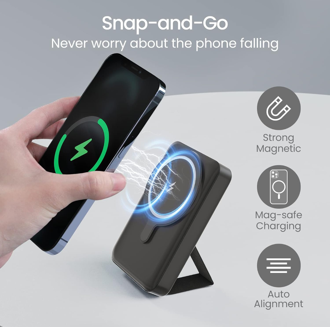 wireless magnetic power bank - photo 4