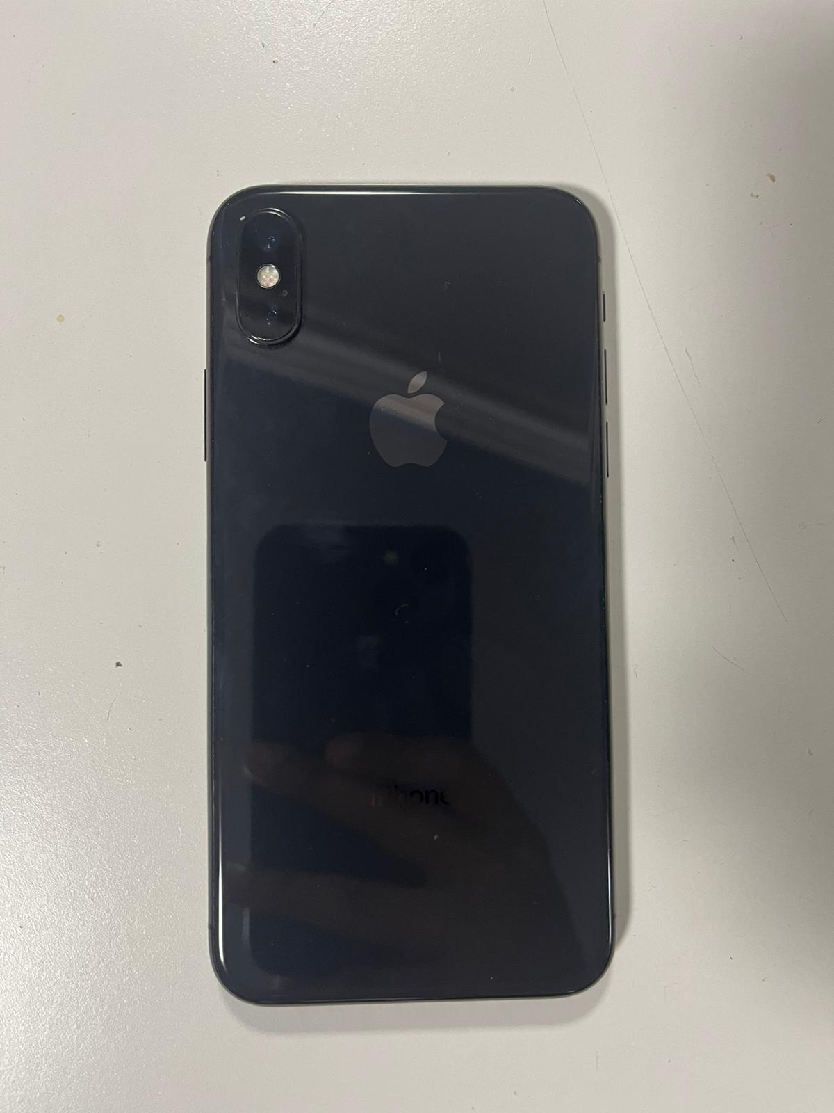 iPhone X with charger, screen protector and phone case - photo 4