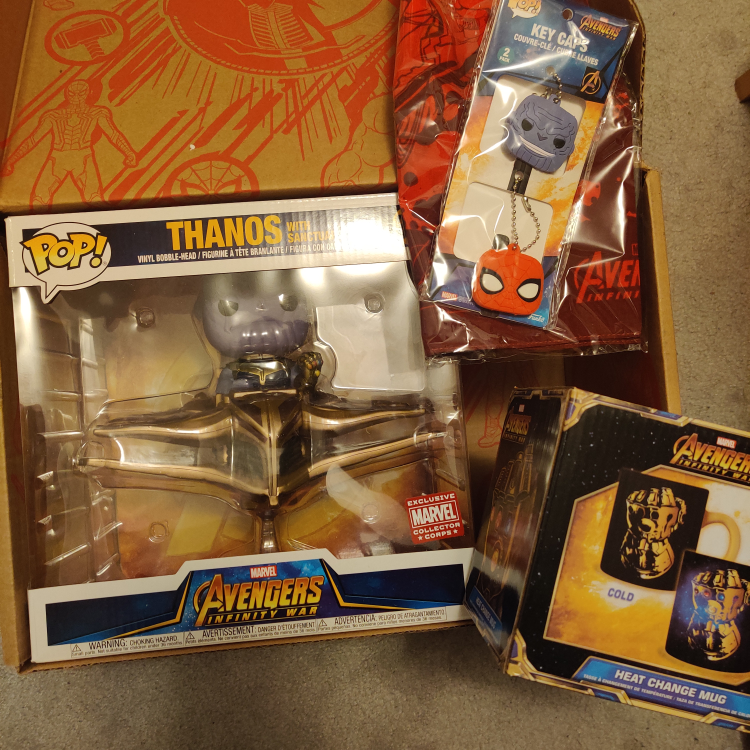 Thanos Marvel Collector Box for Christmas - photo 2