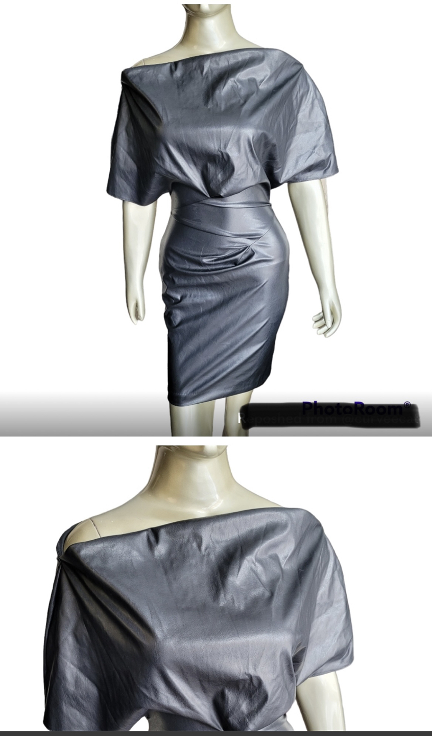 ASOS faux leather dress -2. In new condition image indicator(2)