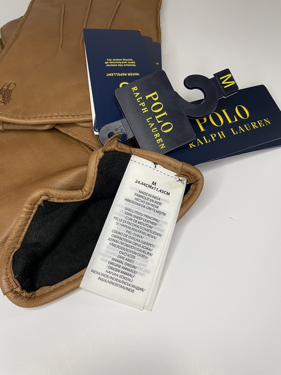 Ralph Lauren Leather TouchScreen Winter Gloves image indicator(7)
