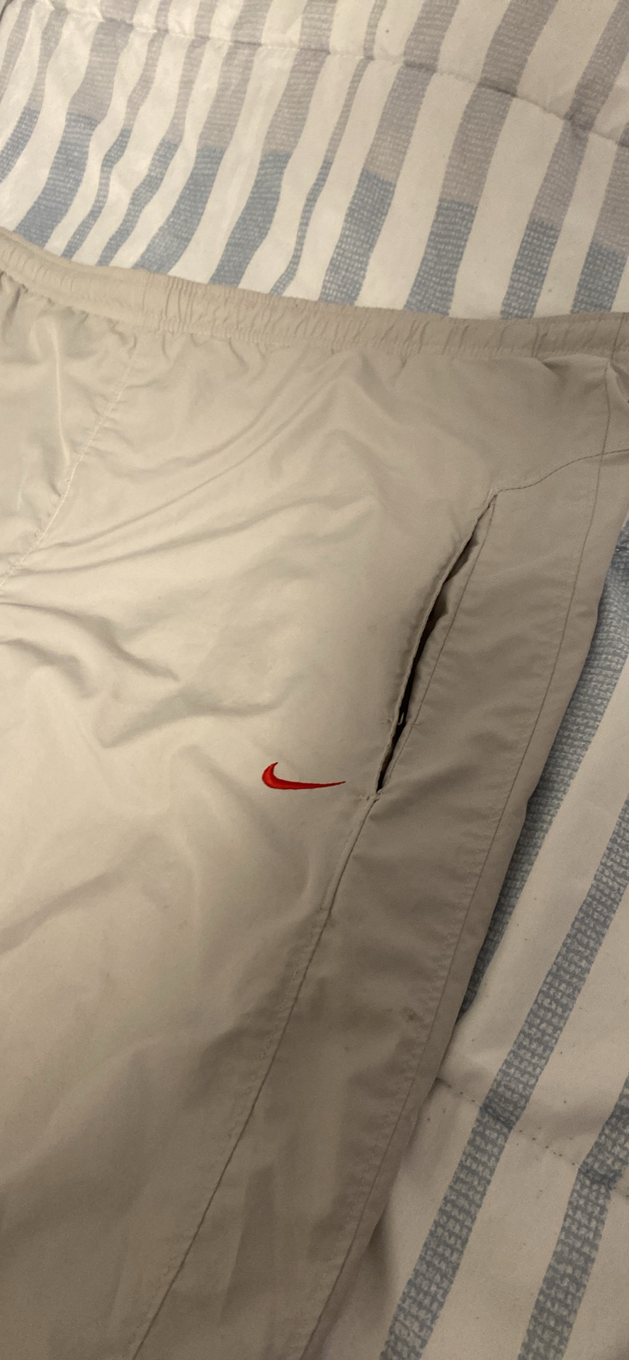 White Nike Windbreaker Parachute Pants - photo 2
