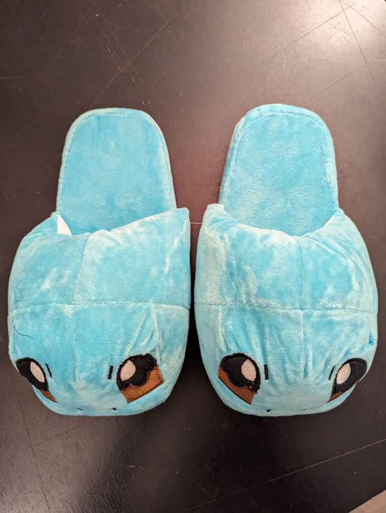 Squirtle Slippers w/ socks (Size 7-9 Mens) - photo 2
