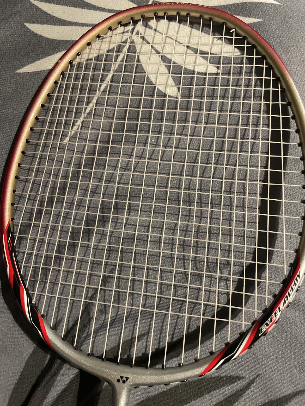 Beginner badminton racket(red)— nanoray excel - photo 3