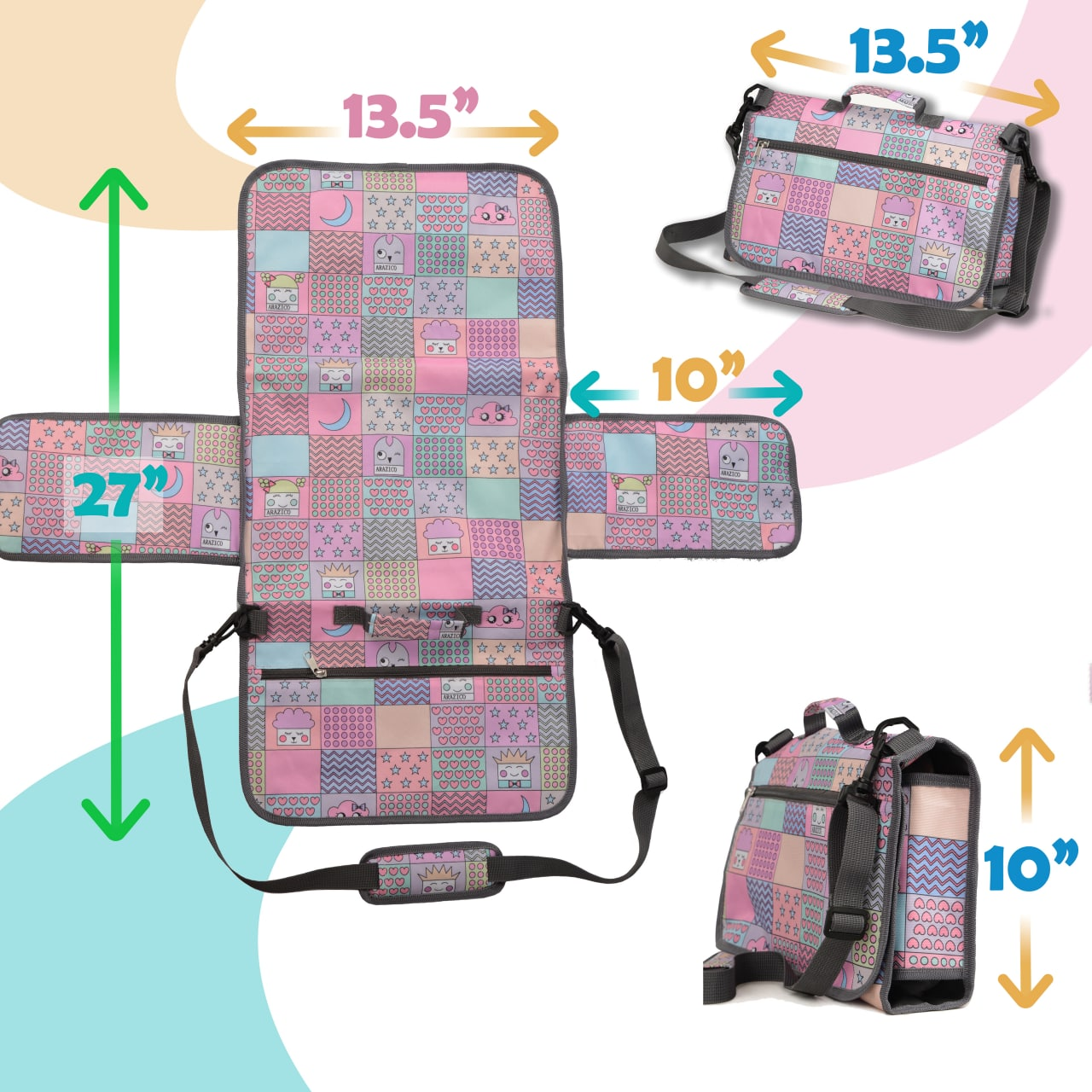 Baby Portable Diaper Changing Pad image indicator(4)