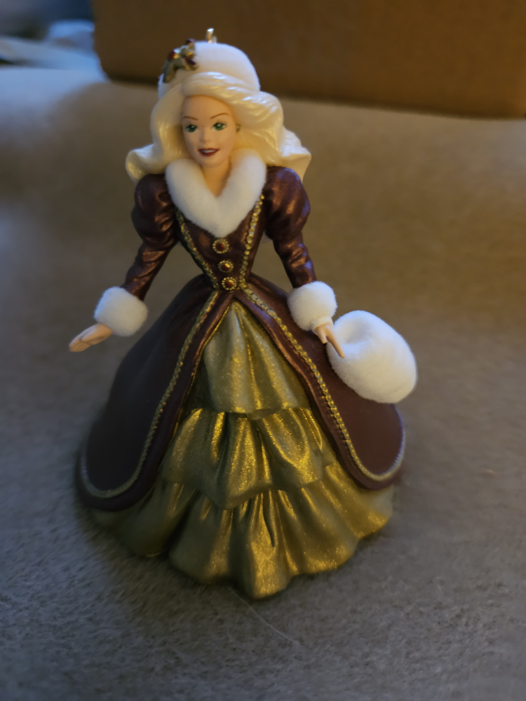 Holiday Barbie ornament thumbnail
