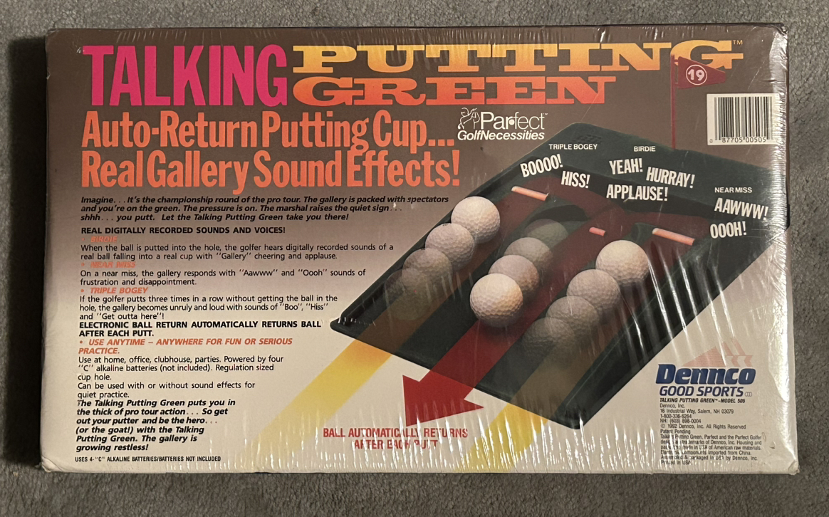 🎁 Vintage 1992, “TALKING Putting Green” Model 505 🎁 image indicator(2)
