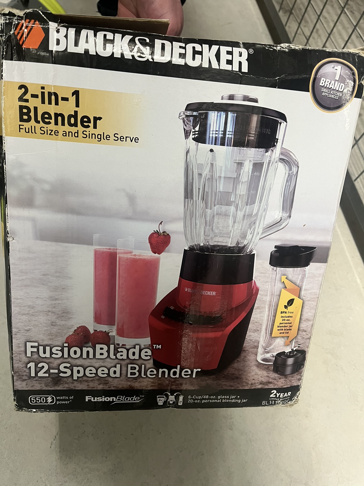 Black and decker 2 in one blender thumbnail