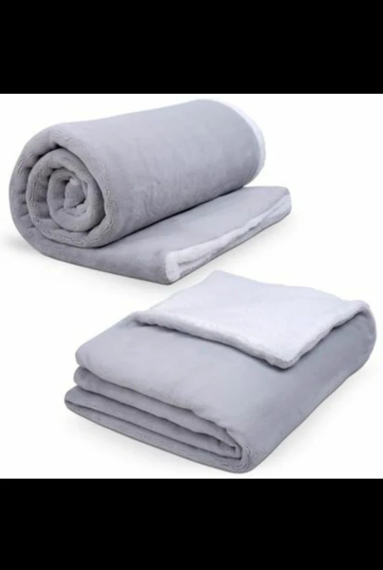 HUSH Blanket - Grey & White - 42 x 72 - 8lb thumbnail