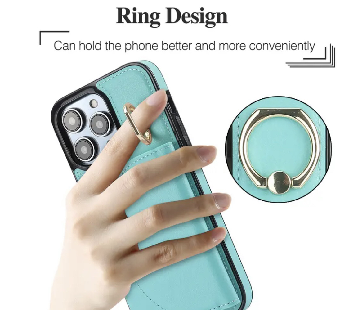 iPhone 11 Pro cover, has slim wallet and a ring for holding!🥰🥰 image indicator(4)